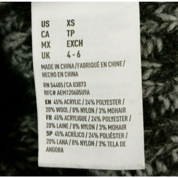 American Eagle Outfitters Women's Jegging Sweater Nordic Fair Isle Size XS - Picture 5 of 5